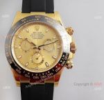 Noob Factory V3 Rolex Daytona Gold Dial Oysterflex Strap Replica Watch_th.jpg